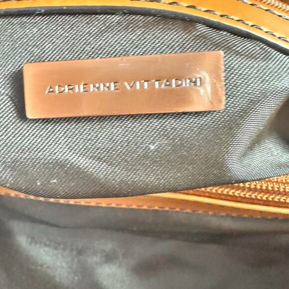 Adrienne Vittadini Snakeskin Leather Baguette Western Shoulder Bag One Size NWOT - Picture 8 of 11